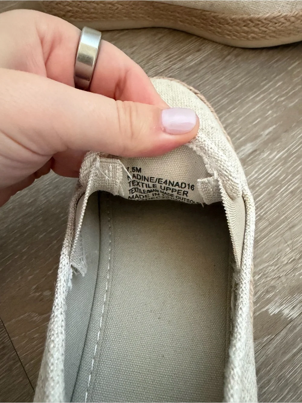 adidas Neutral Beige Slip-On Espadrilles